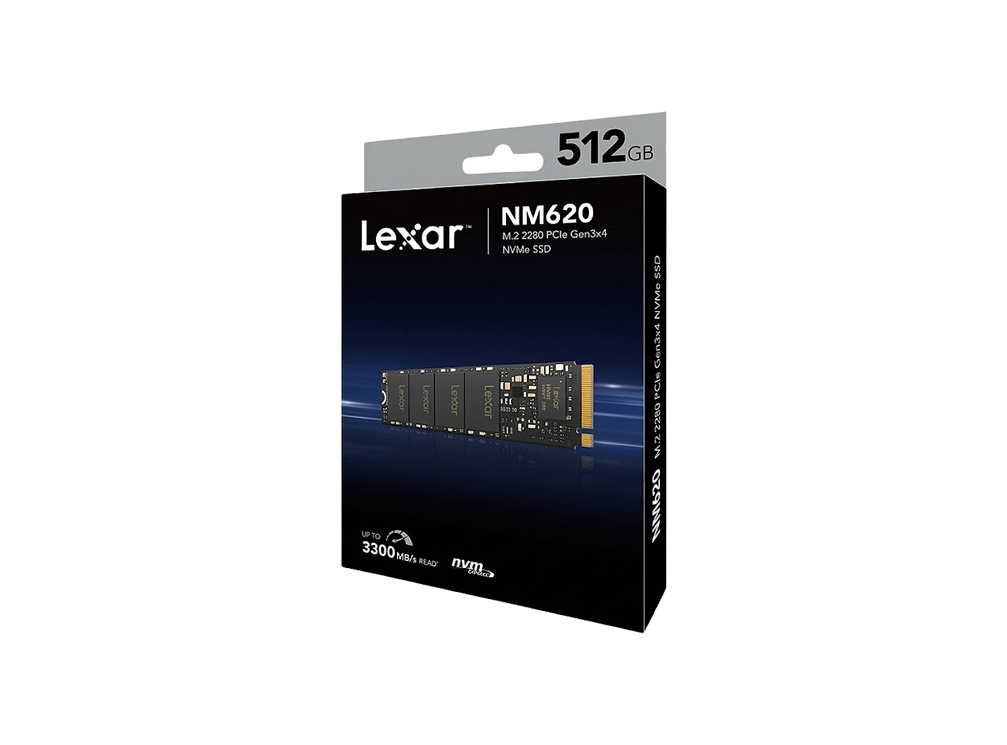 LEXAR NM620 512GB M.2 2280 Gen3x4 NVME SSD