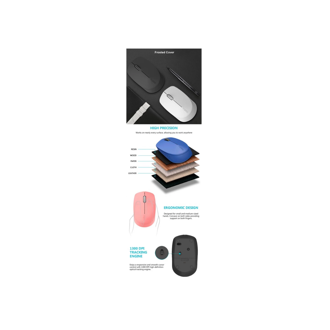 RAPOO M100 SILENT MULTI-MODE WIRELESS MOUSE