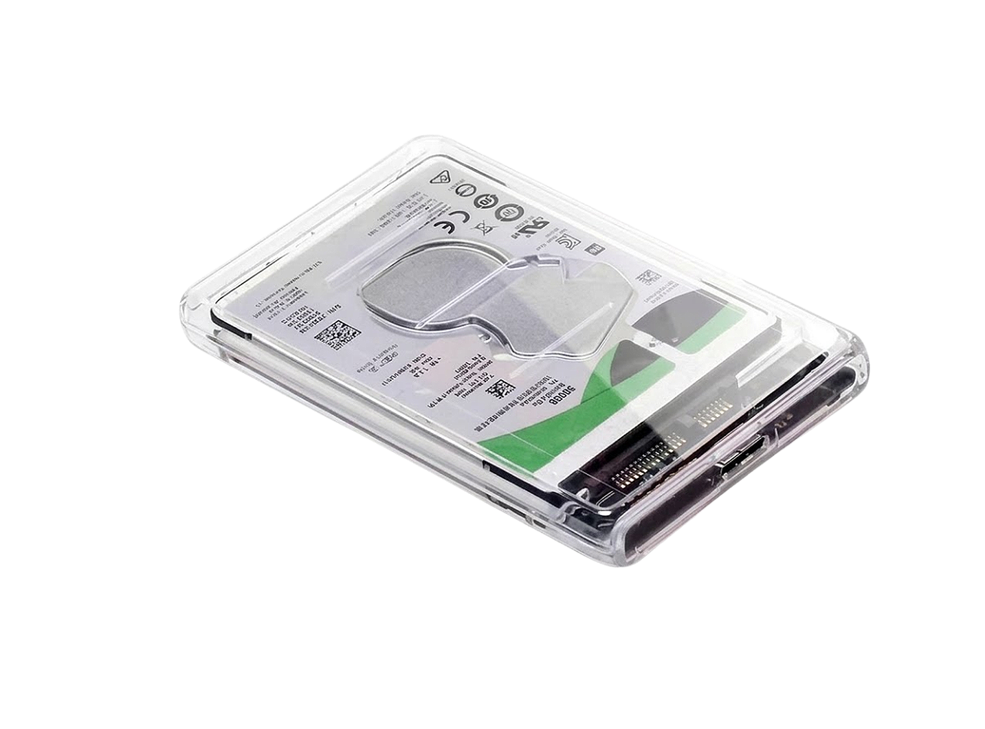 TRANSPARENT 2.5" HDD EXTERNAL ENCLOSURE USB 3.0