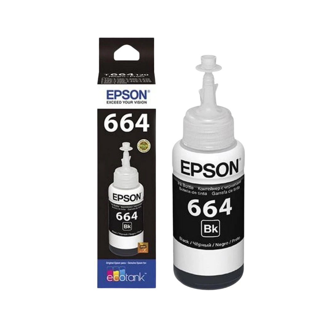 EPSON T6641 BLACK REFILL INK
